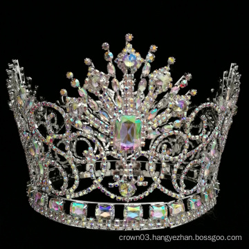 Queen Beauty Round Crown AB Stone